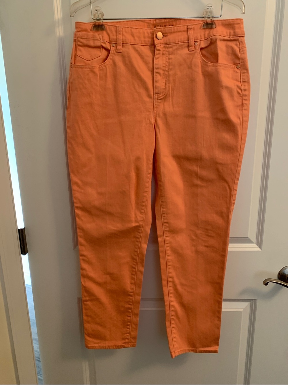 Chico’s Women's Coral color Ankle Jeans